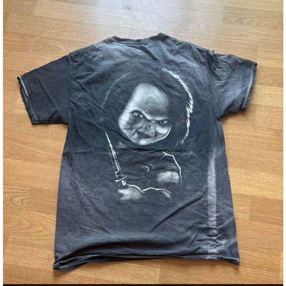 Chucky Double Sided Halloween Horror Shirt - Picture 2 of 3